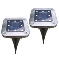 thumbnail image 2 of Durable Solar Lamp with Good Waterproof Level and Simple Design for Outdoor Lighting Silver Plastic 8LEDs, 2 of 5