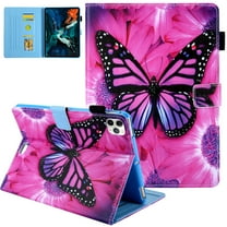 iPad Pro 11 Case 2020 2nd Generation, Allytech PU Leather TPU Inner Smart Cover Auto Sleep Wake Folio Flip Kickstand Full Protection Case for Apple iPad Pro 11 2nd Gen, Butterfly