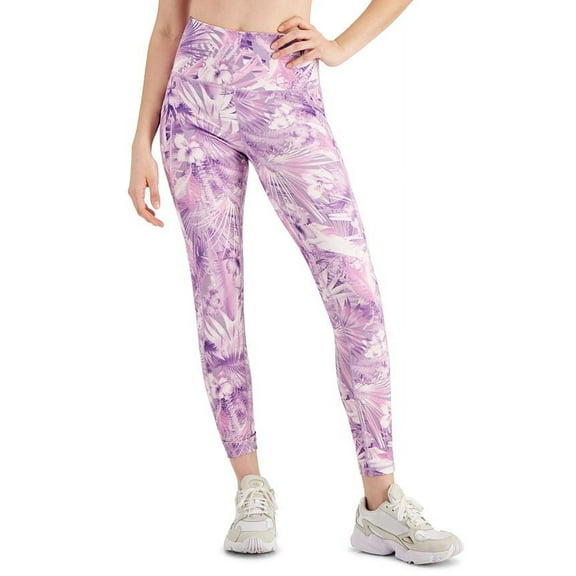 ID Ideology Womens Compression Printed Side Pocket 7/8 Leggings Jungle Rhapsody XS