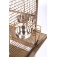 thumbnail image 5 of Prevue Pet Products Wrought Iron Select Birdcage, Coco Brown, 18"x18"x57", 5 of 8