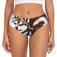 thumbnail image 1 of Balery Vintage Husky Dog Ropa Interior de Algodón para Mujer con Dibujo – Braguitas Cómodas y Elásticas, Estilo Clásico-Large, 1 of 6
