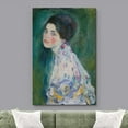 thumbnail image 2 of wall26 Canvas Print Wall Art Portrait of a Lady Gustav Klimt Classic Illustrations Fine Art Decorative Vintage Colorful Historic Multicolor Retro for Living Room, Bedroom, Office - 24"x36", 2 of 5