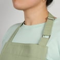 thumbnail image 3 of Now Designs Cotton Chef's Kitchen Apron, Solid Sage Green 28 x 32 in, 3 of 5