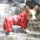 thumbnail image 4 of Chubasquero reflectante con capucha para perro y gato, chaqueta impermeable para perros pequeños, ropa de malla suave y transpirable, 4 of 4