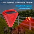 thumbnail image 3 of Wosthever 6LED Luz de alarma solar IP65 Sensor impermeable Repelente Sirena Detector de ladridos de perros Jardín Granja Lámpara de seguridad Type2, 3 of 6