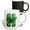 Multicolor, variant on 3drose, St Patricks Sweets Monogram Initial H, 11oz Two-tone Blue Mug