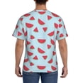 thumbnail image 2 of Naloa Watermelon Men's T-Shirt Sport T-shirt Men's Basic Tee Casual Men's Shirt, Round Neck, Short Sleeves - Large, 2 of 5