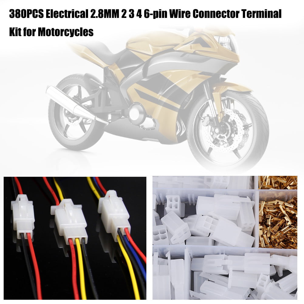 Details about   40 Set 2.8MM Wire Connectors Housing Terminal Female And Male Kit for Car Motocy