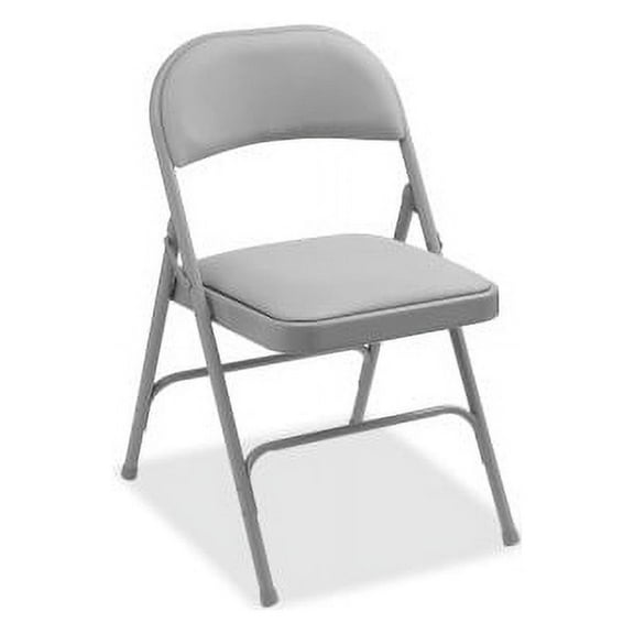 Lorell, Padded Seat Folding Chairs, 4 / Carton