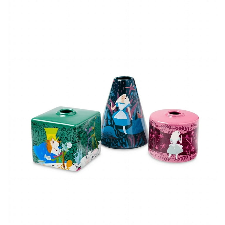 Disney Alice offers in Wonderland 70th by Mary Blair Vase Set of 3