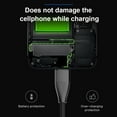 thumbnail image 6 of Heavy Duty (2.4A Fast Charging Data Transfer) Type-C to USB Cable for Samsung Galaxy S10, S10+ Plus, S10e - 5 Feet - Black, 6 of 7