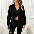 thumbnail image 6 of Perfectbot Women's Button Down Shirt with Pockets, Corduroy Long Sleeve Oversized Shacket for Fall Winter, 6 of 7