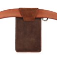 thumbnail image 4 of Riñonera de cuero universal con funda para teléfono con estuche para llaves Funda para NUEVO marrón Salvador Carcasa de telefono, 4 of 6