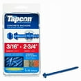thumbnail image 2 of ITW BRANDS Tapcon 3/16 x 2-3/4-Inch Hex-Washer-Head Concrete Anchors, 25-Pack 24210, 2 of 3