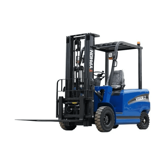 2025 TYPHON Vigor 2.0 Blue Electric Forklift 2 Ton Lifter Lift Truck Jitney Hi-Lo