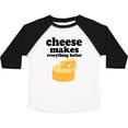 thumbnail image 3 of Inktastic Cheese Makes Everything Better Boys or Girls Toddler T-Shirt, 3 of 5