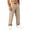 Beige, variant on Men Baggy Sweatpants Quick-Dry Wide Leg Chino Pants Loose Fit Fashion Casual Drawstring Elastic Waist Pant with Pockets 3XL