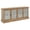 Barley Brown, variant on Brockway 4-door Dining Sideboard Buffet Cabinet Antique Java