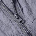 thumbnail image 6 of FYEGRE Men's Lightweight Hooded Windbreaker Jacket for Spring Summer Outdoor Hiking and Daily Comfort Wear with Breathable Fabric Grey L, 6 of 8