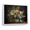 thumbnail image 2 of Designart "Still Life Of Succulent Array I" Succulent Floater Framed Wall Decor, 2 of 5