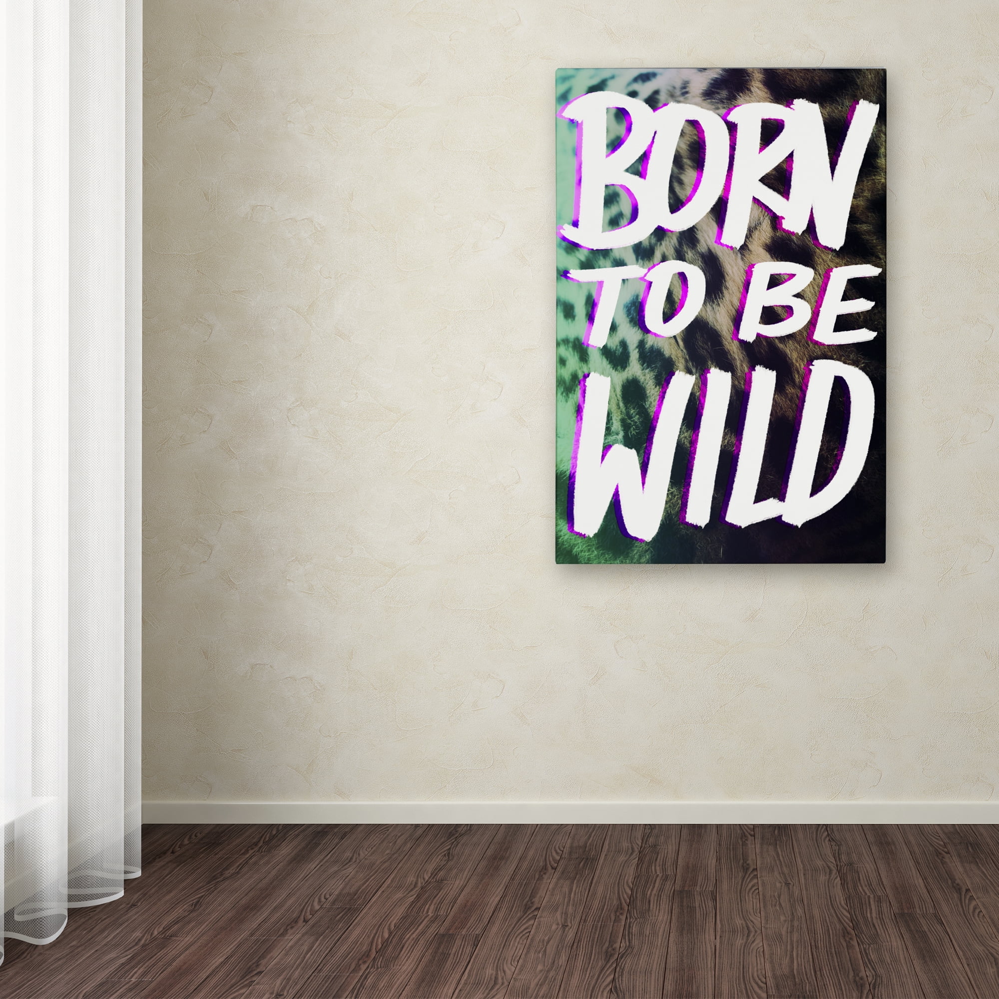 Trademark Fine Art "Born to be Wild 2" Canvas Art by Leah Flores