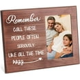 thumbnail image 6 of Remember Call These People Often Seriously Like All The Time Picture Frame 4x6 inch Going Away Photo Frame Hanging/Tabletop Rustic Wooden Leaving Gifts Frame for Colleagues Freshman, 6 of 9