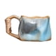 thumbnail image 2 of Hornos de cerámica en tazas de formas especiales Cerámica tosca amasada a mano Tazas de café de estilo nórdico irregulares Una taza de, 2 of 6