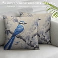 thumbnail image 3 of Nawypu  Blue and White Chinoiserie Vintage Floral Pillow Cases  Blue and White Porcelain Style Lumbar Pillow Covers Pillowcase Queen Zippered Summer Pillow Covers for Decoration Sofa Couch, 3 of 5
