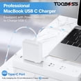 thumbnail image 2 of MacBook Pro Charger USB C Power Adapter,Compatible with MacBook Air MacBook Pro 17/16/15/14/13 inch [2020-2026], M1-M5 Laptop for Pad Pro and All USB C Devices, USB C to C Cable feet (6.7ft), 2 of 9
