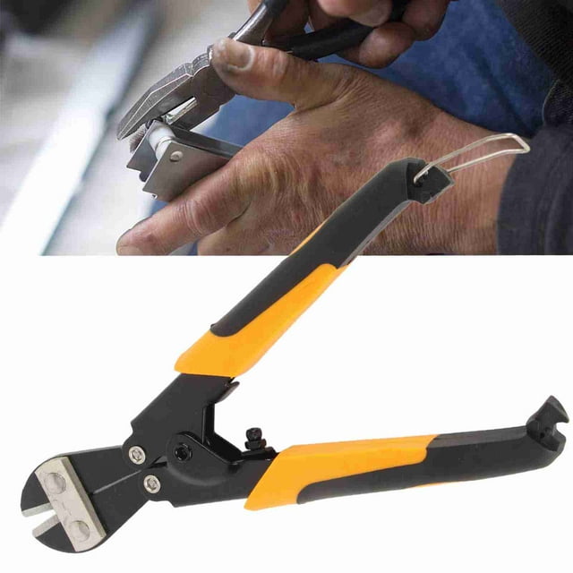 Cortadores De Pernos Resistentes De 8 Pulgadas Con Antideslizante, Accionados Con Mano Izquierda/derecha Para Cortar Pernos, Cadenas, Varillas Roscadas Y Alambres