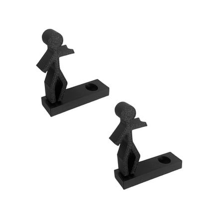 2Pcs Pencil Holder Lines Small Figure Shaped Pen Holder Desktop Ornaments Decoration Desktop Ornament