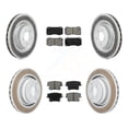 thumbnail image 1 of Transit Auto Front Rear Coated Disc Brake Rotors and Semi-Metallic Pads Kit for Car 2015 Dodge Charger R T Scat Pack with 6.4L KGS-100697, 1 of 11