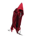 thumbnail image 4 of Capa con capucha para Halloween, disfraz de de terror, unisex, para hombres, mujeres y adultos. Rojo, 4 of 10