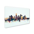 thumbnail image 3 of Trademark Fine Art "Los Angeles CA Skyline Blue" Canvas Art by Michael Tompsett, 3 of 4