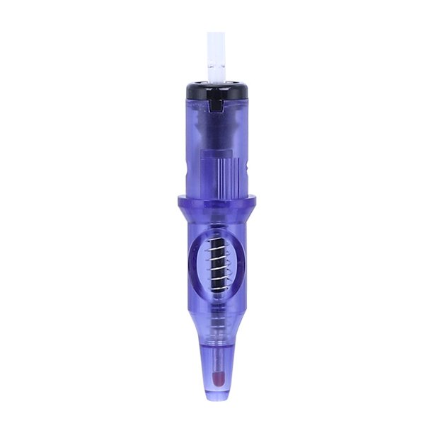 Agujas de cartucho de tatuaje con punta de bola, 5 colores, práctica de dibujo para Motor, suministros de cartucho de agarre, 5/10 piezas
