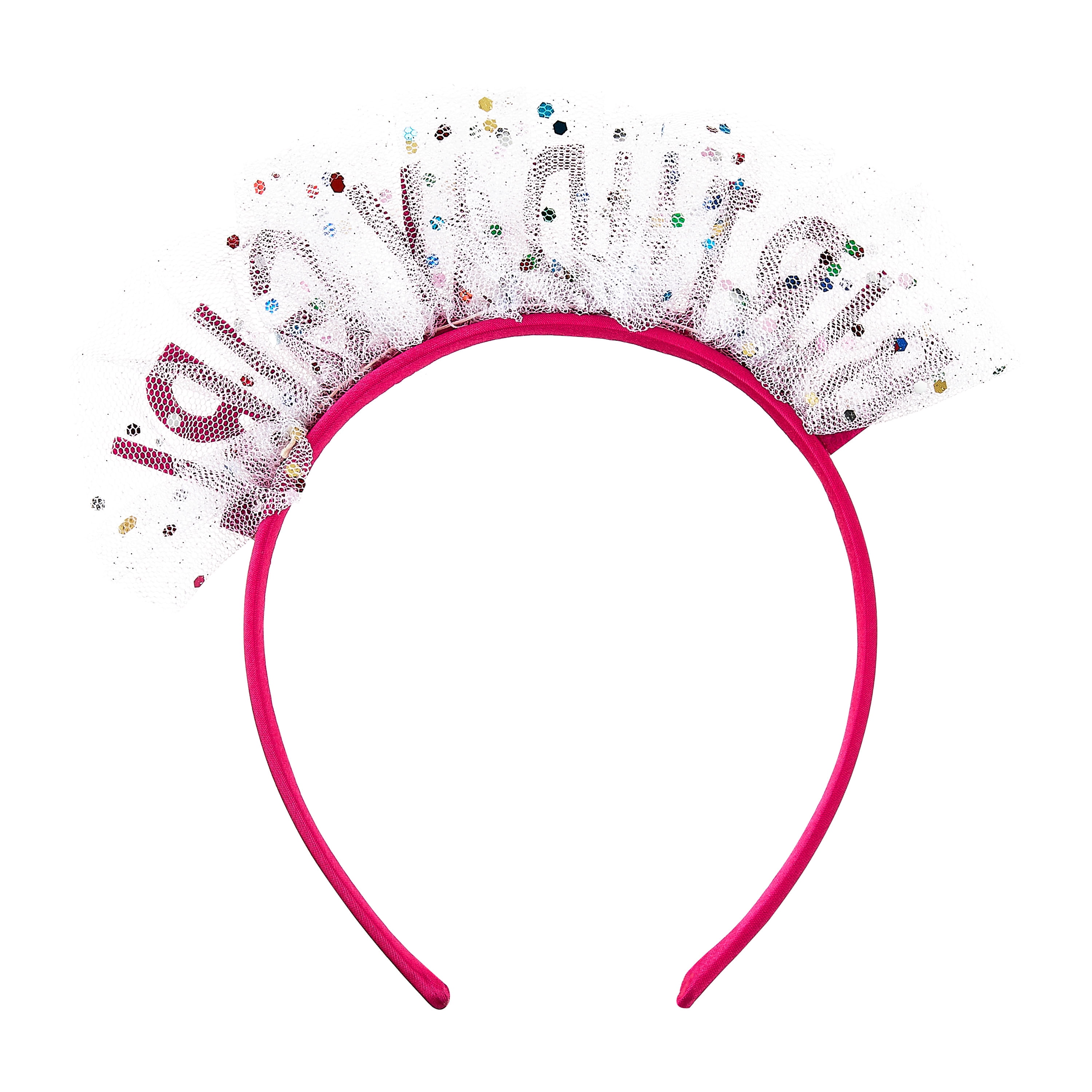 Pink Birthday Girl Tulle Headbopper, by Way To Celebrate