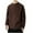 Coffee, variant on Long Sleeve Sweaters for Men Crew Neck Cable Knit Textured Pullover Sweaters Stylish Casual Loose Fit Trend Sweaters Coffee