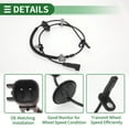 thumbnail image 4 of Unique Bargains ABS Wheel Speed Sensor ABS Sensor Anti-lock Braking System Sensor No.84301904 for Cadillac XT5 2017-2022 Front Right, 4 of 7