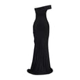 thumbnail image 4 of Women's Dress Evening Gown One Shoulder Slit Sexy Dress Dress for Women Big Size plus Size Formal Party Dresses Women Gowns And Evening Dresses plus Size Evening Dress with Split Wedding Dresses, 4 of 7