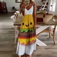 thumbnail image 4 of Hamburger Sleeveless Dress Loose Women's Dress Dresses Luxury Evening Dresses, 4 of 9