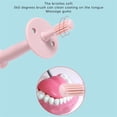 thumbnail image 3 of Toddler Toothbrush, Training Baby Toothbrush Silicone, Infant Toothbrush, Extra Soft/Tough Bristles, Anti-chocking Anti-Fall Design, 3 of 5
