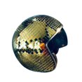 thumbnail image 3 of Casco de bola clásico con visera retráctil, espejo, casco de bola con brillo para DJ Club, escenario, bar, fiesta, boda, decoración navideña, 3 of 5