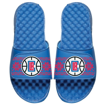 

Men s ISlide Royal LA Clippers Ugly Sweater Slide Sandals