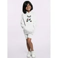 thumbnail image 2 of Panda Eating Ice Cream Hoodie Juniors -Image by Shutterstock,  Small, 2 of 4