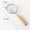 A, variant on 10 Inch Single Medium Tin Mesh Strainer with Wooden Handle - Kitchen Utensil Food Strainer Skimmer Spoon for Cooking Strainer Rice Quinoa Pasta Fruit Vegetable Strainer, 6.3 Inch Diameter