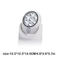 thumbnail image 3 of Tssuoun Home Office Hotel 360 Degree Rotating Night Lamp Living Room Bedroom Courtyard Motions Sensor Wall Mounted Light, 3 of 6