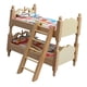 thumbnail image 3 of de madera a escala 1:12 con escalera, mueble en miniatura para casa de muñecas, accesorio moderno y resistente para dormitorio infantil, adorno, 3 of 9