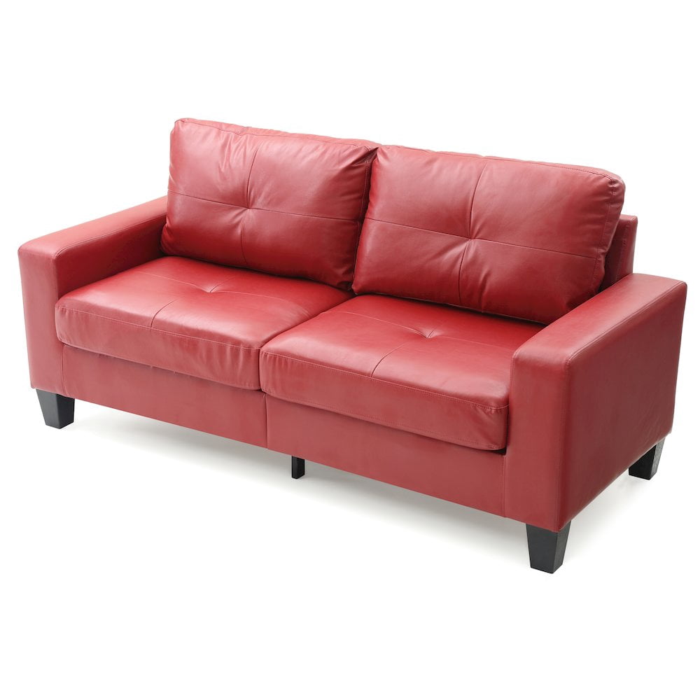 Glory Furniture Newbury Sofa in Red Color