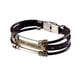 thumbnail image 1 of Pulsera de cuero para hombre, Día del Padre, Pulsera de cuero marrón con joyería Estilo A, 1 of 9