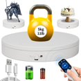 thumbnail image 1 of Motorized Rotating Display Stand with Remote, 7.87in 360 Electric Turntable for Display,Photography,3D Scanner Models, Motorized Lazy Susan and Photography Turntable Control Angle/Speed,Step/Swing, 1 of 8